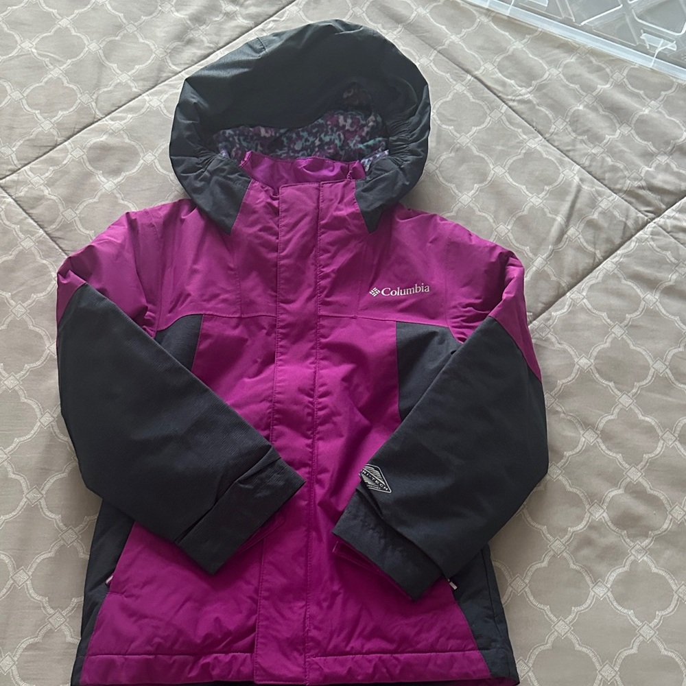Columbia Kids' Fuchsia and Gray Jacket